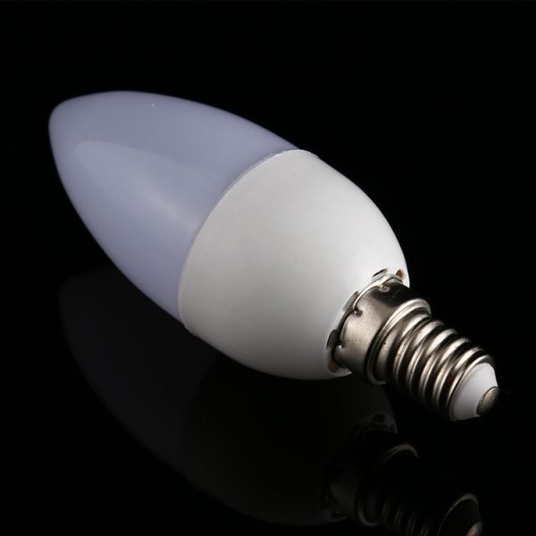 3W 6500K E14 2835 8LEDs Pointed LED Energy Saving Bulb, Light Color: White Light, 110-220V - Image 3