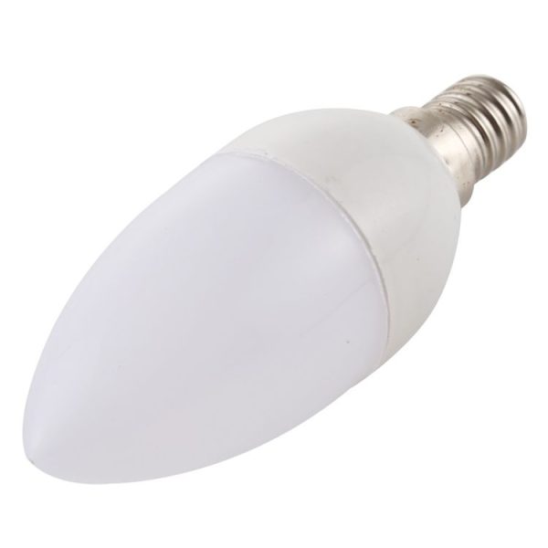 3W 3000K E14 2835 8LEDs Pointed LED Energy Saving Bulb, Light Color: Warm White, 110-220V - Image 2