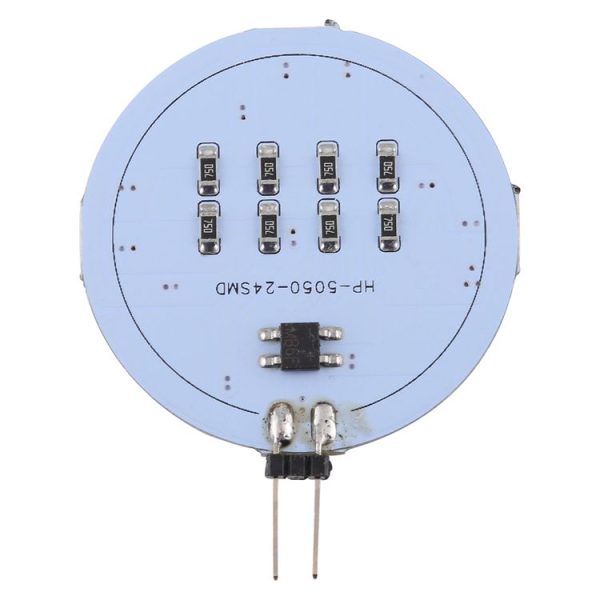 G4 24 LEDs SMD 5050 288LM 2800-3200K Stepless Dimming Energy Saving Light Pin Base Lamp Bulb, DC 12V (Warm White) - Image 4