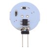 G4 6 LEDs SMD 5050 72LM 2800-3200K Stepless Dimming Energy Saving Light Pin Base Lamp Bulb, DC 12V (Warm White) - Image 4