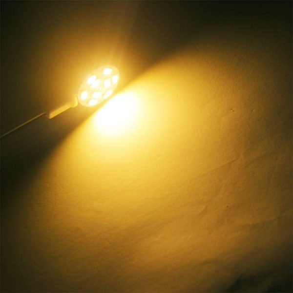 G4 6 LEDs SMD 5050 72LM 2800-3200K Stepless Dimming Energy Saving Light Pin Base Lamp Bulb, DC 12V (Warm White) - Image 5