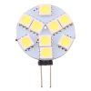 G9 9 LEDs SMD 5050 108LM 6000-6500K Stepless Dimming Energy Saving Light Pin Base Lamp Bulb, DC 12V (White Light) - Image 2