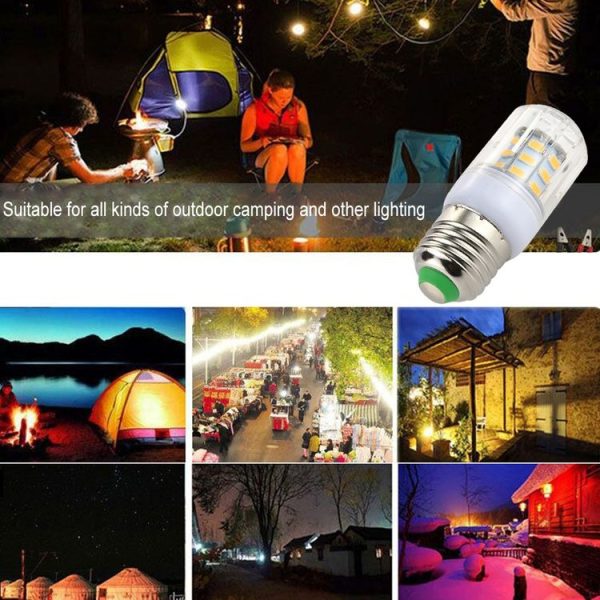 E27 27 LEDs 3W LED Corn Light SMD 5730 Energy-saving Bulb, DC 24V (Warm White) - Image 6