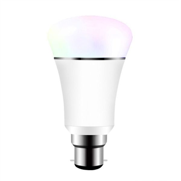B22 7W RGBW WiFi Smart LED Light Bulb, 6000K LED Lamp Works with Alexa & Google Home, AC 85-265V - Image 2