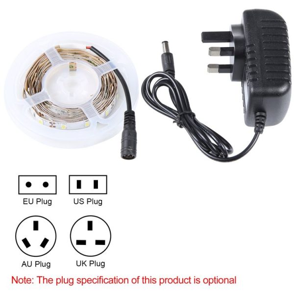2m Bare Board 5730 SMD RGB LED Rope Light, 12V 2A 100-240V (EU Plug) - Image 3