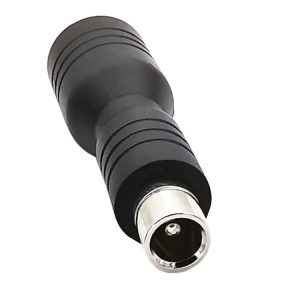 DC 5.5mm x 2.1mm Female to DC 8.0mm x 2.0mm Male Adapter for Portable Power Station, Solar Generators (Black)