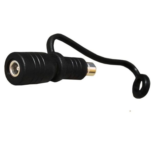 DC 5.5mm x 2.1mm Female to DC 8.0mm x 2.0mm Male Adapter for Portable Power Station, Solar Generators (Black) - Image 2