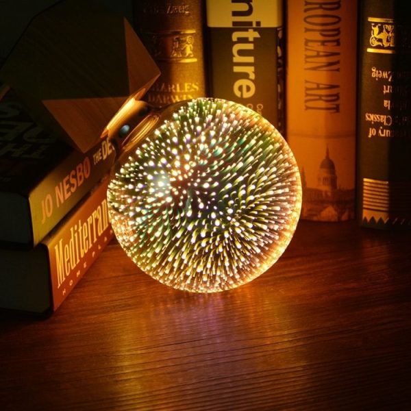 G80 E27 4W IP65 Waterproof Warm White 3D Fireworks LED Bulb, 2700K 48 LEDs SMD 2835 Vintage Atmosphere Decoration Art Lamp, AC 85-265V - Image 7