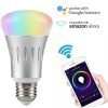 JH-G05 E27 7W WiFi Smart LED Light Bulb, 6000K+RGB 600LM Works with Alexa & Google Home, AC 175-255V (Silver)