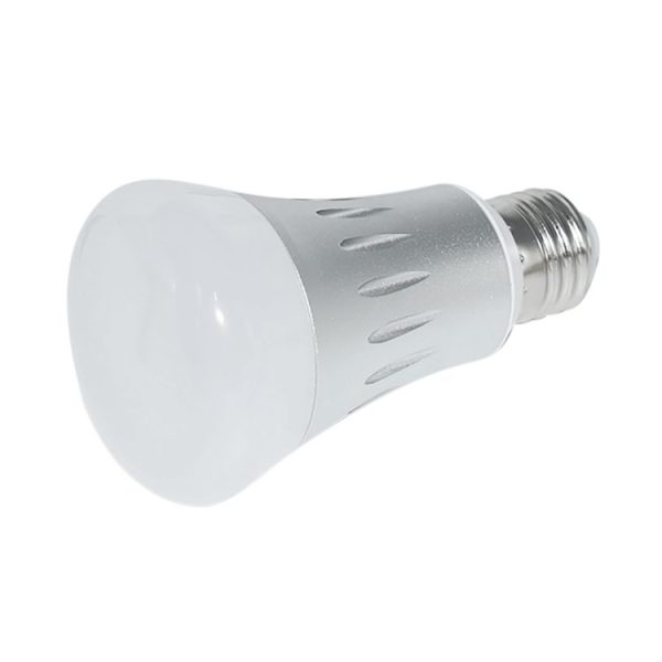 JH-G05 E27 7W WiFi Smart LED Light Bulb, 6000K+RGB 600LM Works with Alexa & Google Home, AC 175-255V (Silver) - Image 2