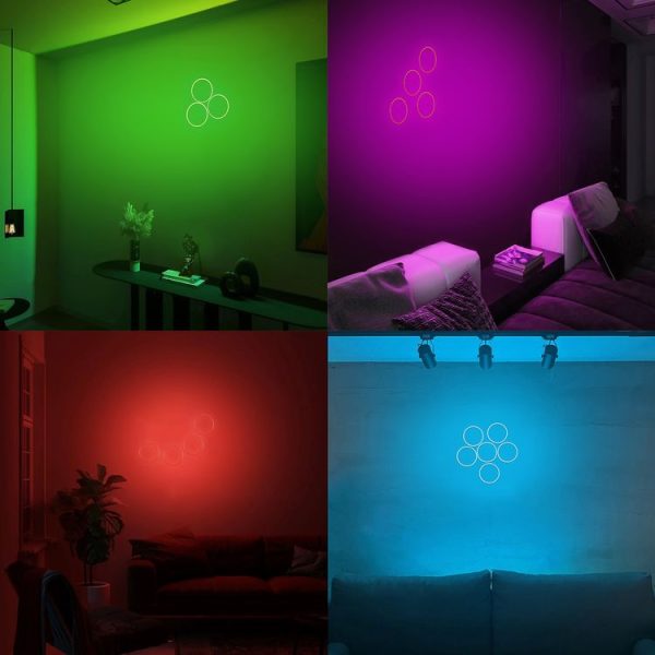 90mm 3W DIY Assembly Light COB LED Decorative Circle DC9V (Red Light) - Image 6