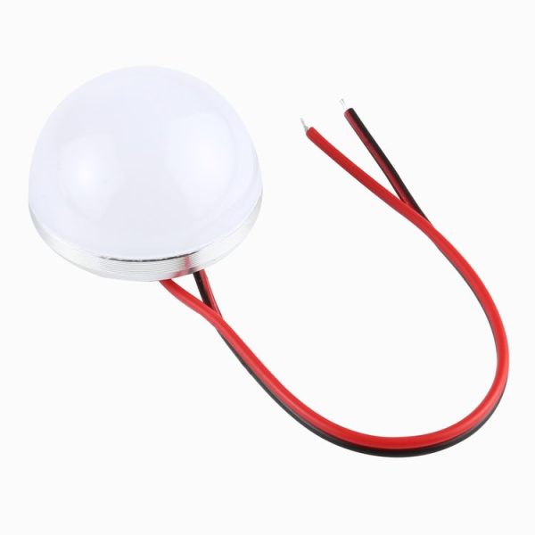 35mm 3W Semi-circular LED Bulbs, DC 5V (Warm White) - Image 2