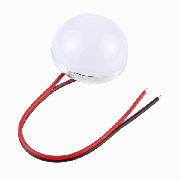 35mm 3W Semi-circular LED Bulbs, DC 5V (Warm White) - Image 3