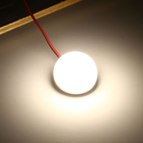 35mm 3W Semi-circular LED Bulbs, DC 5V (Warm White) - Image 5