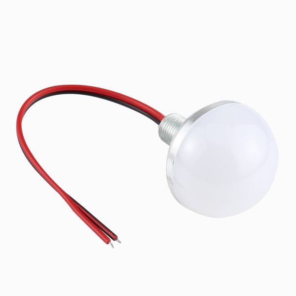 35mm 3W Semi-circular LED Bulbs, DC 12V (White Light) - Image 3