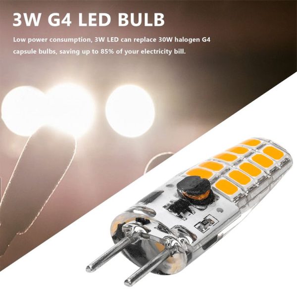 GY6.35 3W 245-280LM 20 LED SMD 2835 Dimmer Corn Light Bulb, AC / DC 12V - Image 5