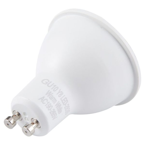 GU10 5W 8 LEDs SMD 2835 LED Spotlight 3000K Dimmable, AC 220V (Warm White) - Image 3