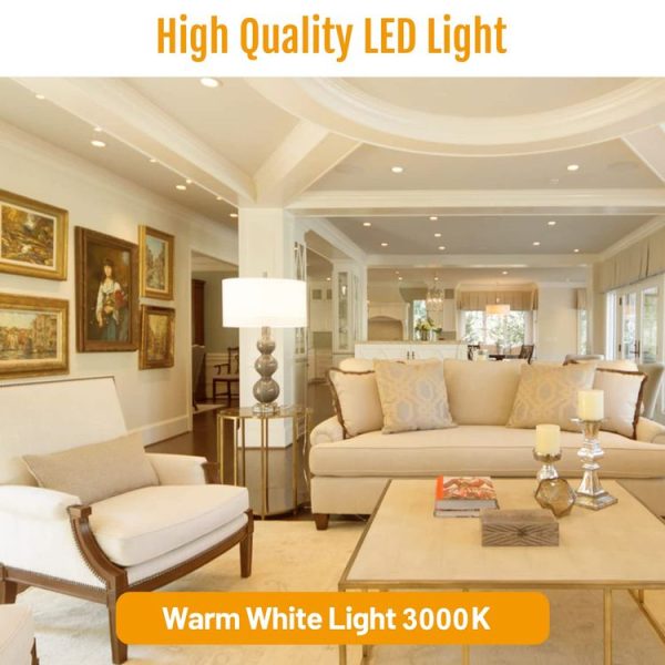 GU10 5W 8 LEDs SMD 2835 LED Spotlight 3000K Dimmable, AC 220V (Warm White) - Image 8