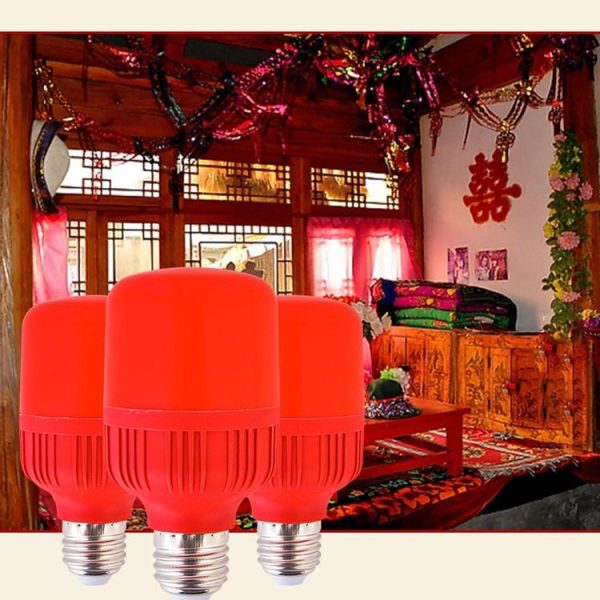 E27 7W Decorative Lighting LED Light Bulb, AC 110-220V (Red Light) - Image 5