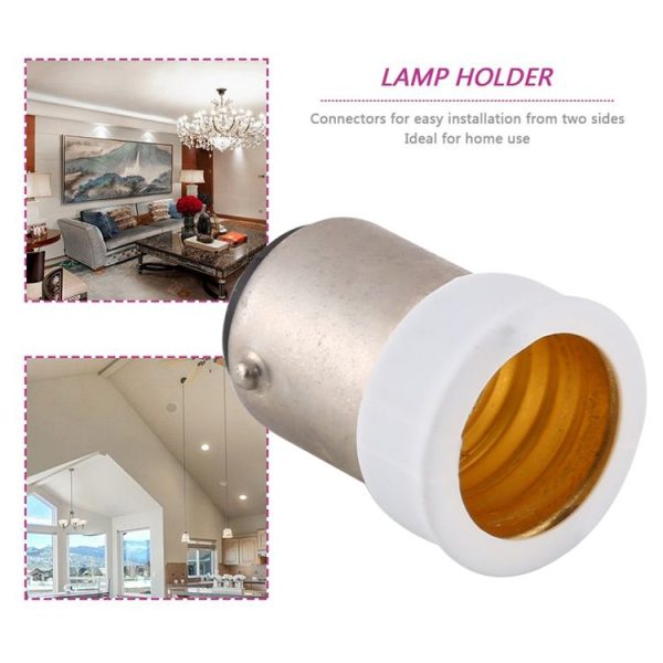 B15 to E14 Light Lamp Bulbs Adapter Converter - Image 5
