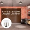 E17 to E12 Light Lamp Bulbs Adapter Converter - Image 4