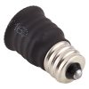 E12 to E14 Light Lamp Bulbs Adapter Converter (Black) - Image 3