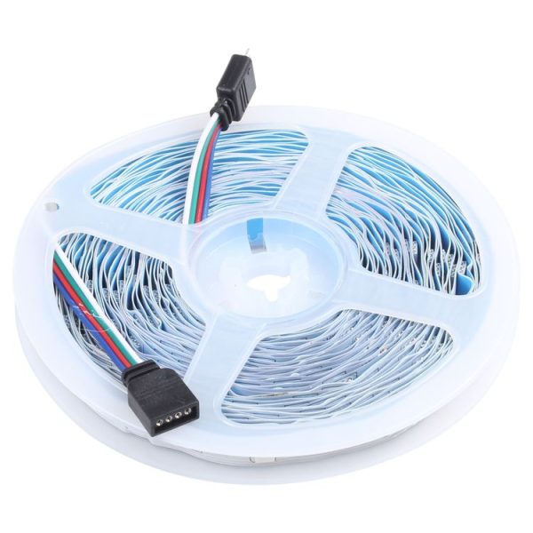10m 300 LEDs SMD 5050 IP44 Waterproof RGB Light Strip with 24-keys Remote Control, EU Plug - Image 3