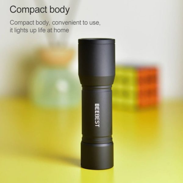Original Xiaomi Youpin BEEBEST Portable Flashlight, Support Three-gear Mode (Black) - Image 6
