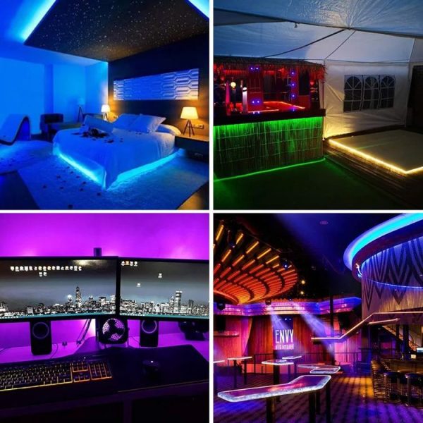 5m Bare Board 2030 SMD RGB LED Rope Light, 12V - Image 5