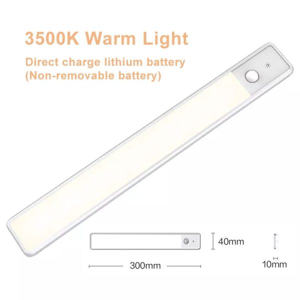 Original Xiaomi Youpin EZVALO 1W Wireless Light Sensor + Human Body Sensor Light, 3500K Warm White Light, 30cm Length - Image 2