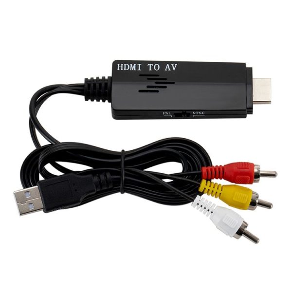 HDMI to RCA 1080P Converter Adapter Cable - Image 2