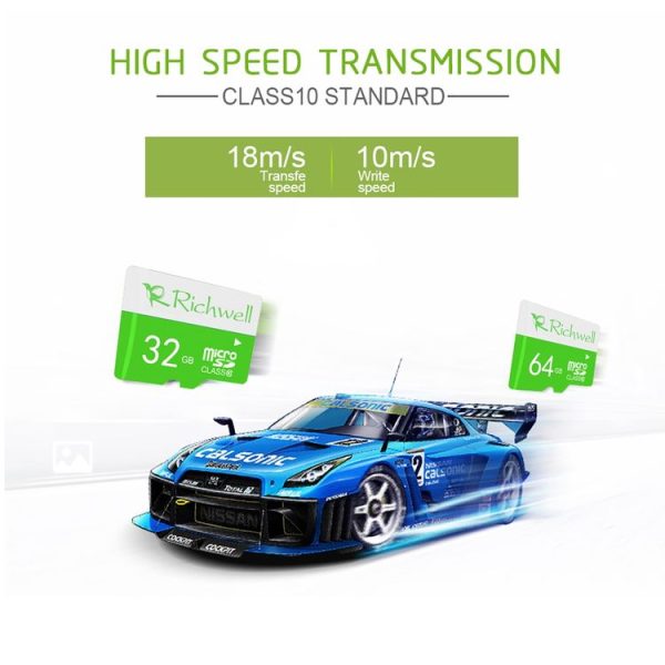 Richwell 32GB High Speed Class 10 Micro SD (TF) Memory Card - Image 6