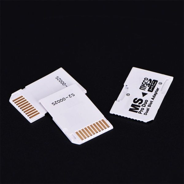 CR-5400 Dual Slot Micro SDHC (TF) to MS PRO Duo Adapter, Total Supported Capacity: 64GB - Image 4