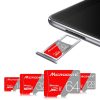 MICRODATA 128GB Class10 Red and Grey TF (Micro SD) Memory Card - Image 3