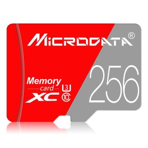 MICRODATA 256GB Class10 Red and Grey TF (Micro SD) Memory Card