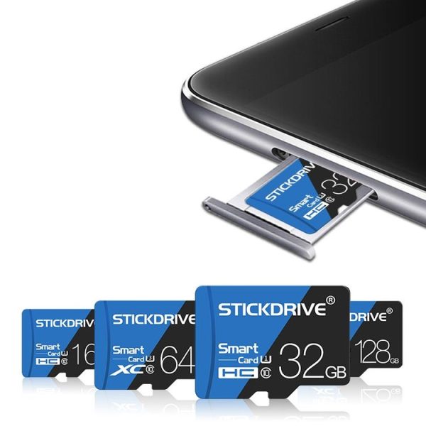 STICKDRIVE 128GB High Speed U3 Blue and Black TF (Micro SD) Memory Card - Image 3