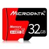 MICRODATA 32GB U1 Red and Black TF (Micro SD) Memory Card