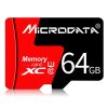 MICRODATA 64GB U3 Red and Black TF (Micro SD) Memory Card - Image 2