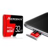MICRODATA 128GB U3 Red and Black TF (Micro SD) Memory Card - Image 3