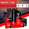 MICRODATA 128GB U3 Red and Black TF (Micro SD) Memory Card - Image 9