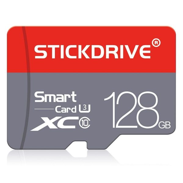 STICKDRIVE 128GB U3 Red and Grey TF (Micro SD) Memory Card
