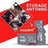 STICKDRIVE 128GB U3 Red and Grey TF (Micro SD) Memory Card - Image 5