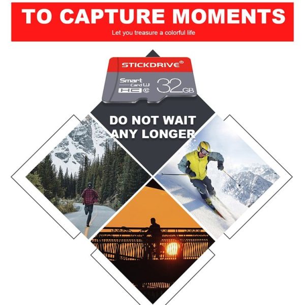 STICKDRIVE 128GB U3 Red and Grey TF (Micro SD) Memory Card - Image 7