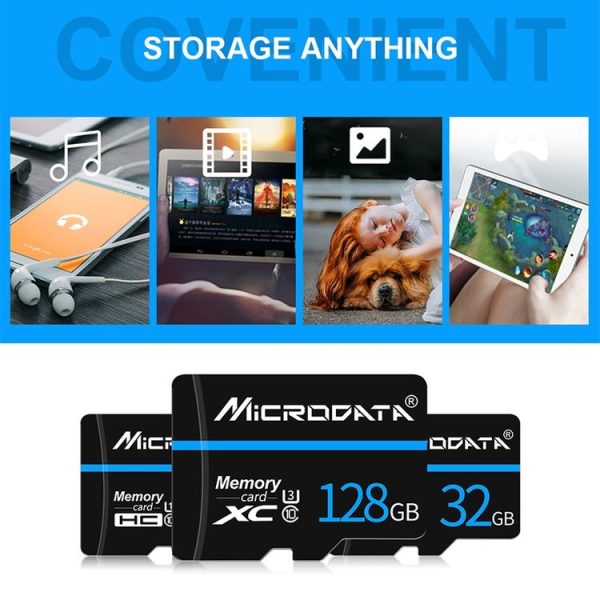 MICRODATA 32GB U1 Blue Line and Black TF (Micro SD) Memory Card - Image 7