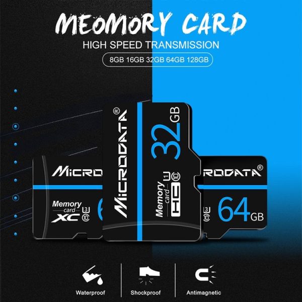 MICRODATA 32GB U1 Blue Line and Black TF (Micro SD) Memory Card - Image 9
