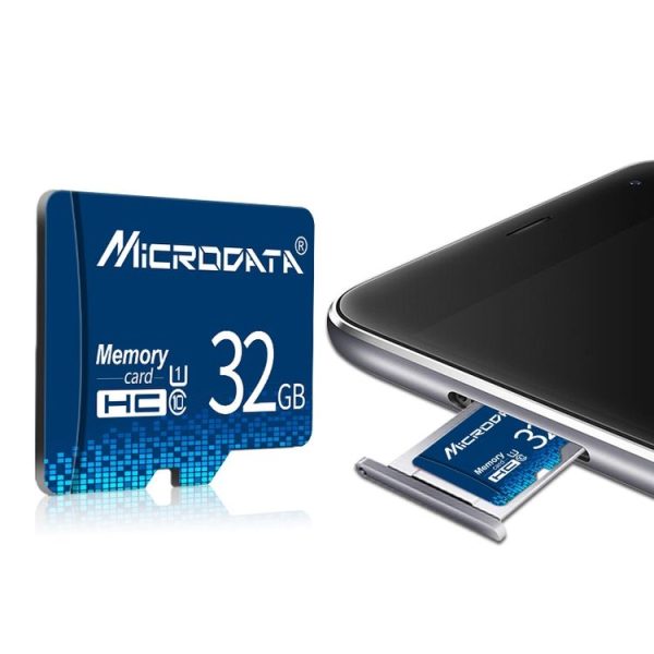 MICRODATA 32GB U1 Blue TF (Micro SD) Memory Card - Image 3