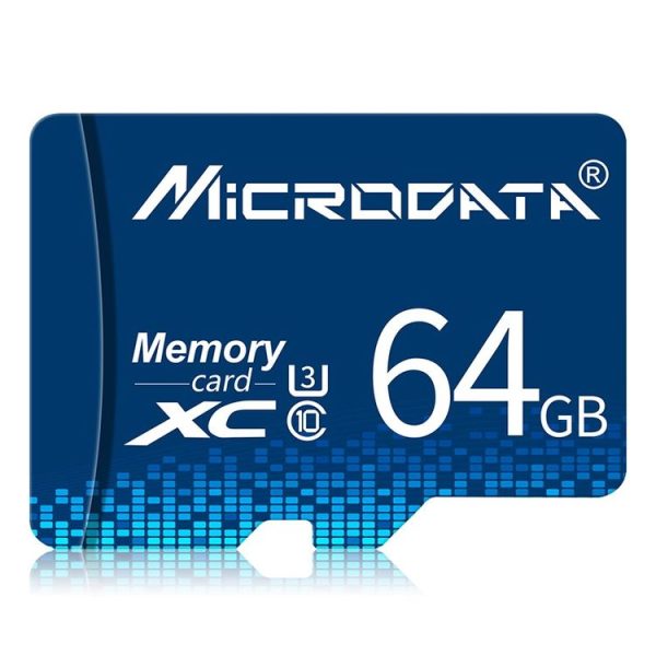 MICRODATA 64GB U3 Blue TF (Micro SD) Memory Card - Image 2