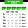 MICRODATA 128GB U3 Green and White TF (Micro SD) Memory Card - Image 8
