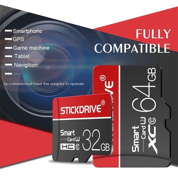 STICKDRIVE 16GB U1 White Line Red and Black TF (Micro SD) Memory Card - Image 8
