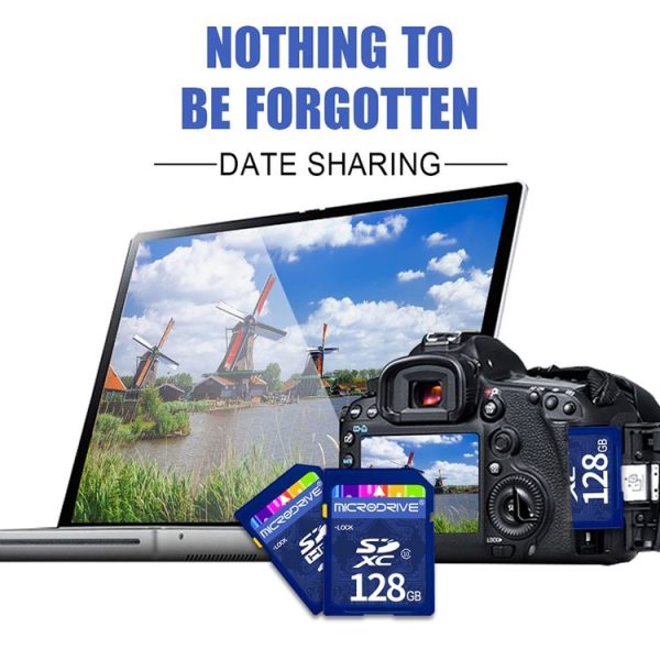 Microdrive 128GB High Speed Class 10 SD Memory Card for All Digital Devices with SD Card Slot - Image 5